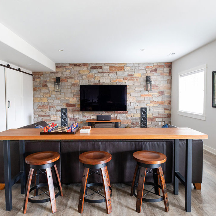 75 Brick Wall Basement Ideas You'll Love - July, 2025 | Houzz