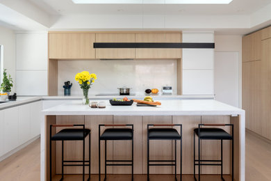 Example of a trendy kitchen design in San Francisco