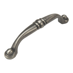 Cosmas - Cosmas 2322AS Antique Silver 3-3/4&rdquo; CTC Cabinet Drawer Pull [25-PACK] - Cabinet And Drawer Handle Pulls
