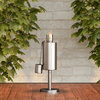 Tabletop Torch Lamp- 10.5" Steel Fuel Canister for Citronella by Pure Garden