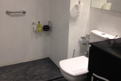 Reforma de piso en Madrid con microcemento