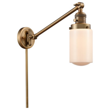 Innovations Lighting 237 Dover Dover 26" Tall Bathroom Sconce - Brushed Brass /