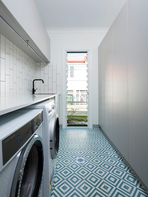 75 Most Popular Small Galley Laundry Room Design Ideas - Stylish Small