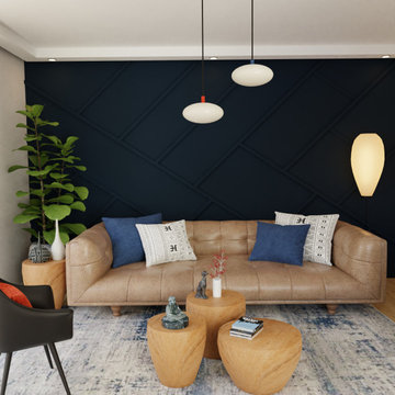 Modern with a touch of African Villa