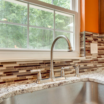 Warm transitional Kitchen Remodel Burke, VA