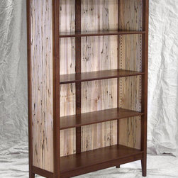 Black Walnut & Spalted Maple Bookcase - Furniture