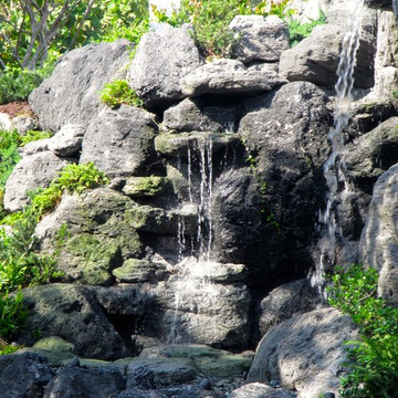 Rock waterfall Water Feature in South Florida