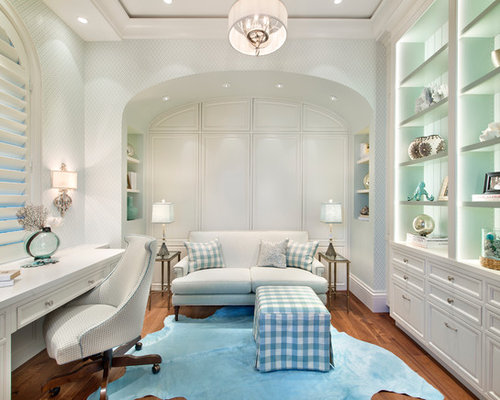 Feminine Home Office | Houzz