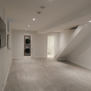 Basement Reno with Full Underpin and 8' Ceilings