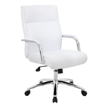 The 15 Best White Office Chairs For, White Leather Reception Chairs