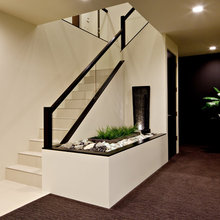 Staircase indoor outdoor feel