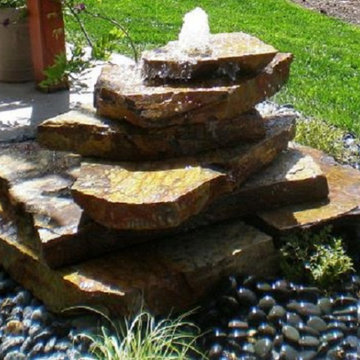 Custom Flagstone Water Feature