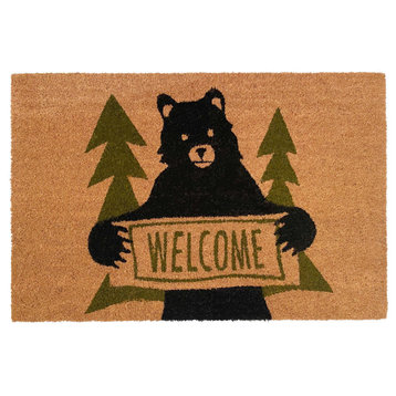Bear Greeting Doormat, 24"x36"