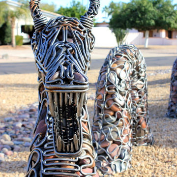 "Jormangundr" The Nordic World Serpent Sculpture