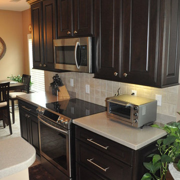Kitchen Update Done in Alder with Java Stain