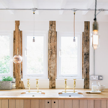 The Hampshire Barn Sebastian Cox Kitchen by deVOL
