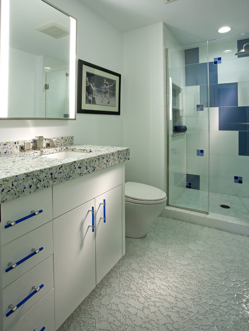 Blue And White Bathroom | Houzz