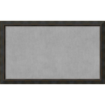 Framed Magnetic Board, Signore Bronze Wood, 50x30