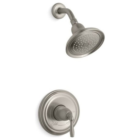 Kohler Devonshire Rite-Temp Shower Trim Set, Vibrant Brushed Nickel