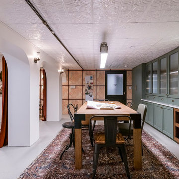 Vintage-Inspired Basement Remodel