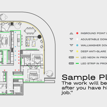 Lighting Desing and Low voltage design for Luxury condo at South Point