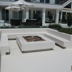 Sintered Full Bodied Stone Project in Southampton - Outdoor Fireplaces