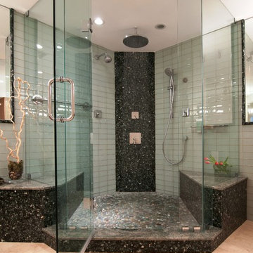 Dramatic Glass Shower