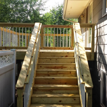 Pressure-Treated Wood Deck