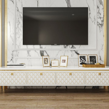 Modern high-end luxury TV stand for apartments and houses