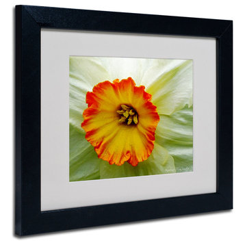 'Furnace Run Daffodil Large' Matted Framed Canvas Art by Kathie McCurdy