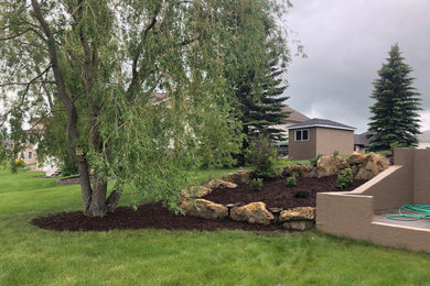 Photo of a traditional landscaping in Calgary.