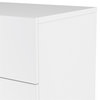 Tvilum Austin Contemporary 8 Drawer Double Dresser in White