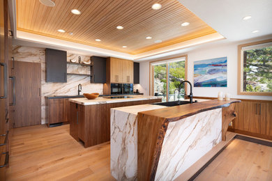 Example of a trendy kitchen design in Other