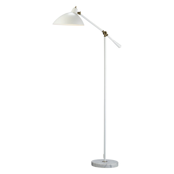 Peggy Floor Lamp, Antique Brass Arc led rock adjustable table lamp