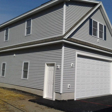 Cape style garage with loft and full dormer