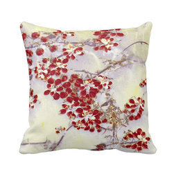 "Red Floaters" JTG Art Pillow - Decorative Pillows