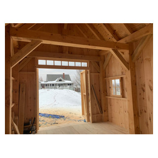 Timber Frame Shack Custom Timber Frame Shed/Sugar Shack - Rustic - Burlington - by White ...