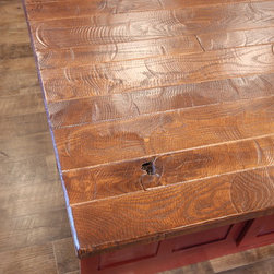 Coe Hill, Ontario   Rustic Wormy Ash Cottage Kitchen - Products