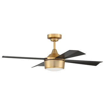Craftmade THO424 Theo 42" 4 Blade Indoor Ceiling Fan - Satin Brass