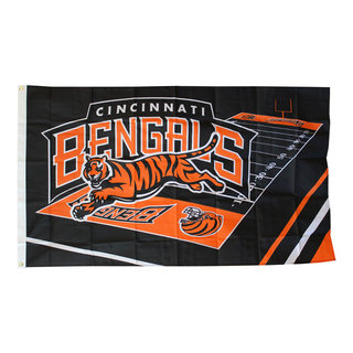 NFL Cincinnati Bengals 28x40 Retro Banner Flag