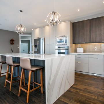 Walnut Kitchen Refacing