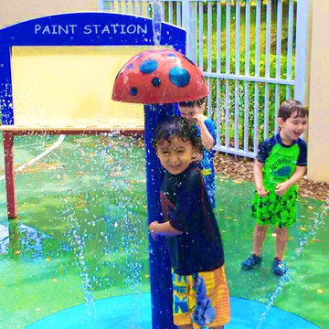 Portable Splash Pad for your backyard