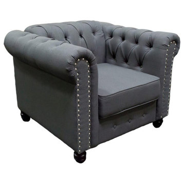 Venice Upholstered Living Arm Chair