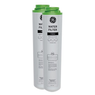 GE FQK2J Under Sink Water Filter Replacement - Dual Flow System Reduces Sediment & Contaminants