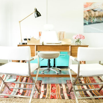 Industrial Office with Feminine Charm