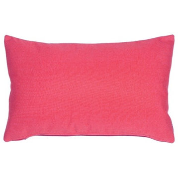 Pillow Decor - Waverly Sunburst Petunia 12 x 20 Outdoor Throw Pillow