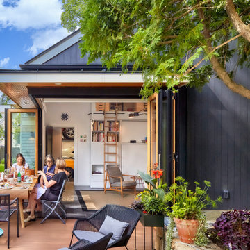Creative Living With a His and Hers ADU and Bifold Glass Doors