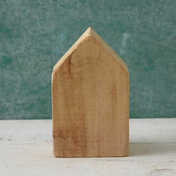 Wood Decorative House - Holiday Decorations