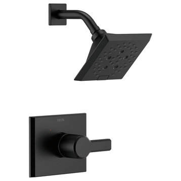 Delta Pivotal Monitor 14 Series H2Okinetic Shower Trim, Matte Black, T14299-BL