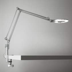 Link Clamp Mount Lamp | Silver - Desk Lamps